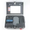outdoor 6 core waterproof optical termination box with splitters