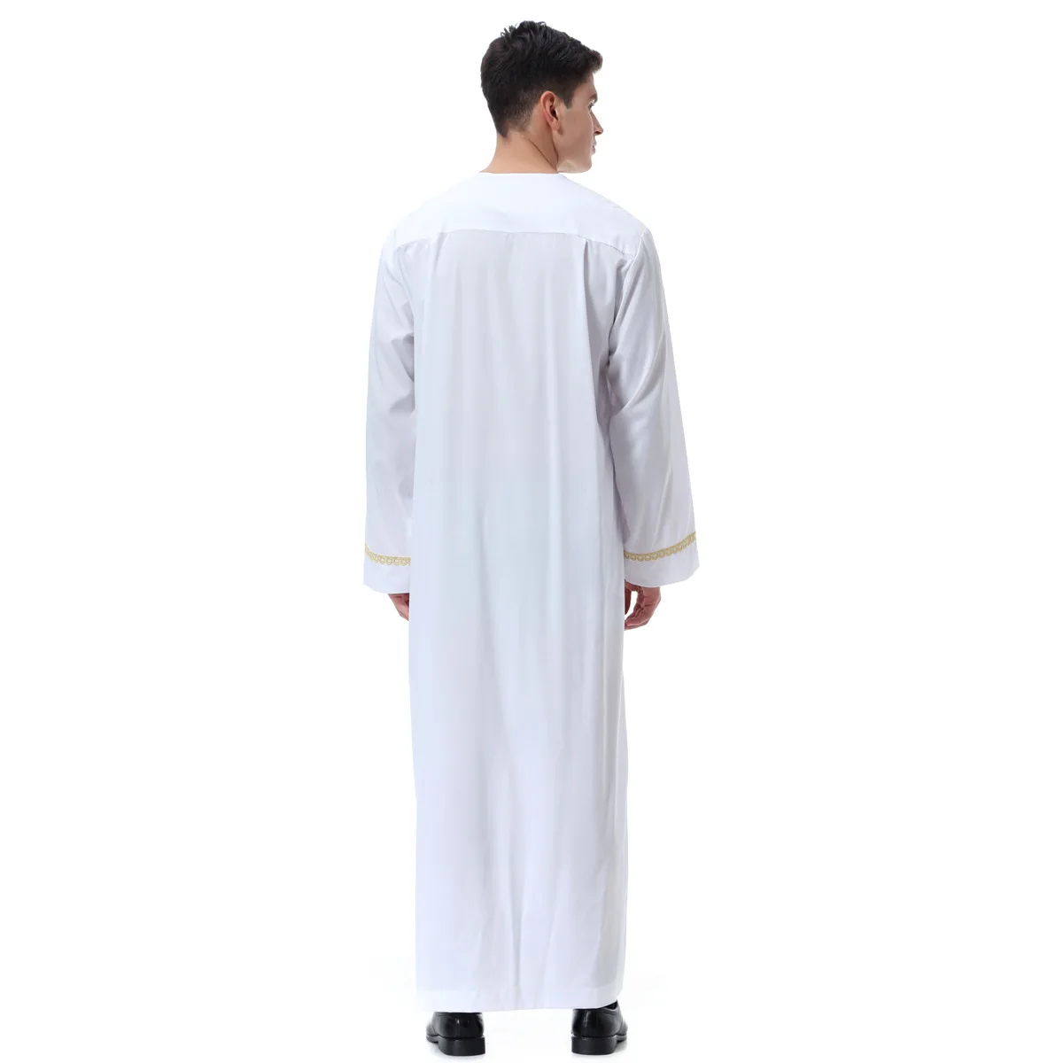 Messieurs Musulman Abaya Saoudien Thobe Robe Sweats Caftan islamique Jubba thawb Tops 