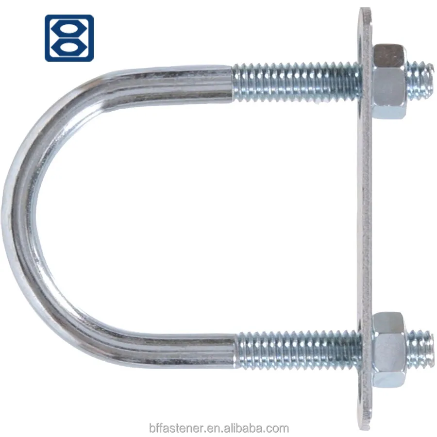 
zinc plated carbon steel U type bolt 
