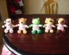 18cm cuddly promotional customized plush bear/monkey/tiger/frog/dog animal collection group toy with printed T-shirt(design 2)