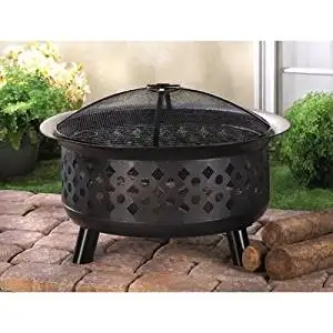 Buy Home Patio Fire Pit W Cover Propane Outdoor Garden Backyard