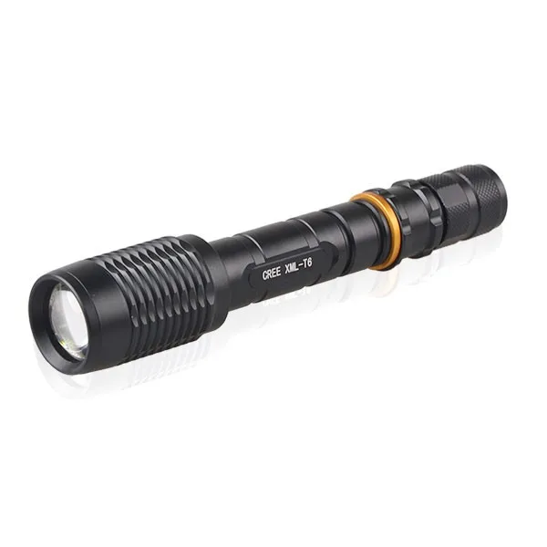 Flashlight LED Torch Light, LED Police Flashlight Torch, Metal LED flashlight