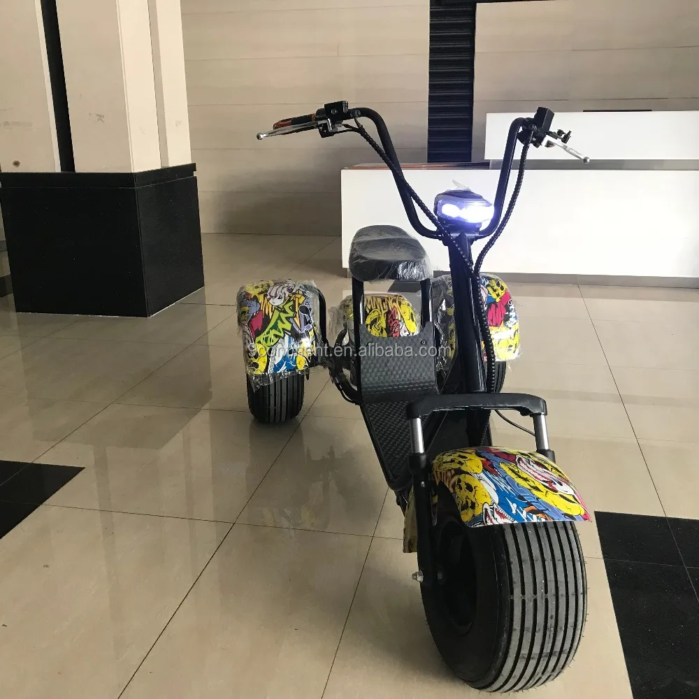 

2018 new products big two wheels citycoco electric scooter,2500w electric scooter, Black white blue red golden