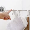 New style plastic hooks white combination Stainless Steel Towel Hanger with Sliding Hook