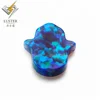 Pretty and colourful hamsa hand shape synthetic hybrid opal as gift or DIY jewelry accessories only moderate prices online