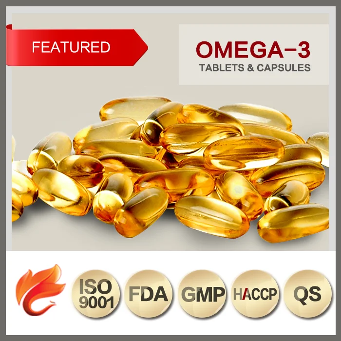 
GMP certified omega 3 EPA DHA Softgel Capsule 