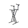 Heavy Duty Dual X Style Double Keyboard Stand KS006TH