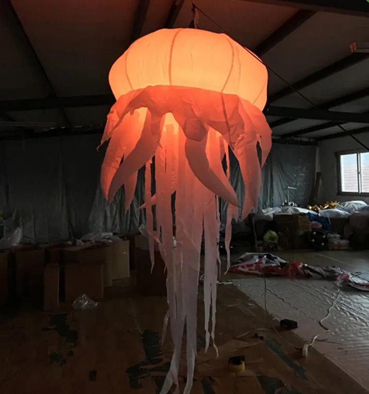 Led Lighting Inflation Product Outdoor Hanging Jellyfish Decorated