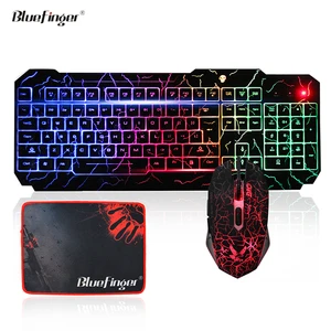 LED Backlight Wired Mechanical Programmable Gaming Keyboard