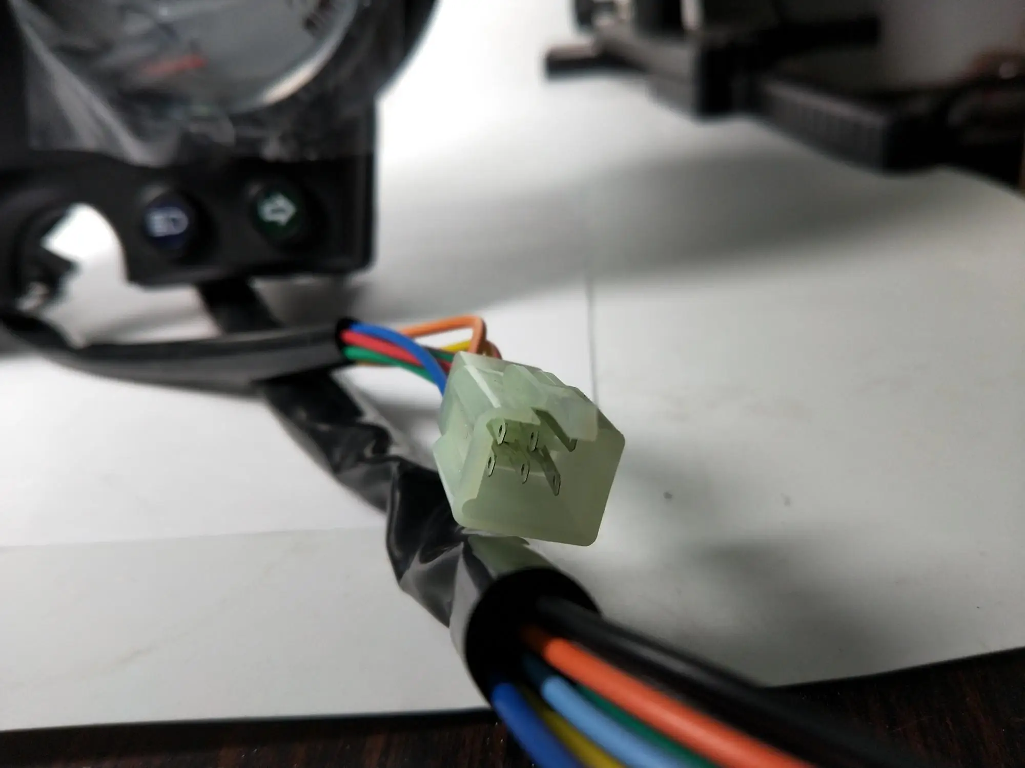 universal GN electric motorcycle digital speedometer