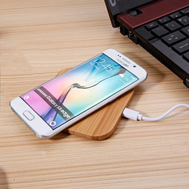 
wooden qi wireless charger pad for iPhone 12 pro X XS Max XR 8 Samsung S20 S10 note10 wireless charger 