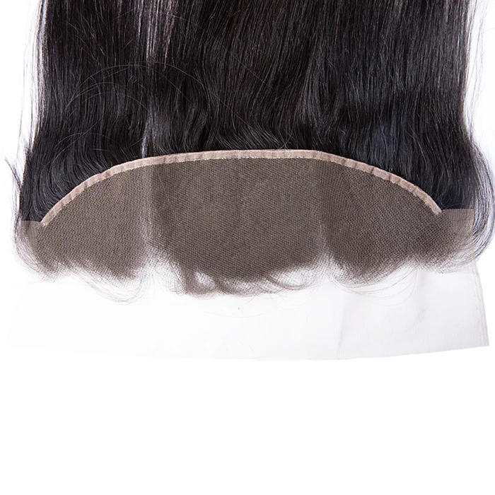 

Pre Plucked Super Fine cuticle aligned preplucked transparent 13x4 13x6 super fine swiss lace frontal With Baby Hair Human, Natural color #1b