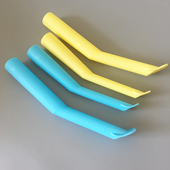 Yellow Autoclavable Dental Suction Tubes High Volume Evacuator Tips