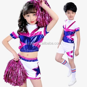 2017 New Girls \u0026 Boysjazz Dance Costumes Cheerleading Fashion Modern Latin Dance Costume Kids Modern Dance ( Sequin Hat Free ) , Buy Jazz Dance