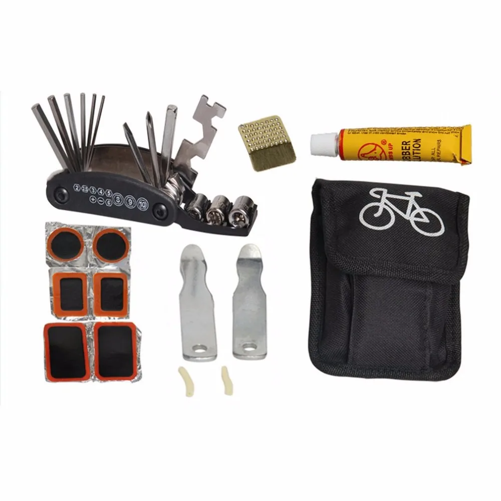 

Bicycle Tire Repair Tools Kit Set, As details