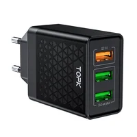 

TOPK 3-Port 30W 3A Quick Charge B354Q Portable Mobile Phone USB Wall Charger