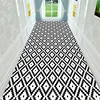 Free Sample Polyester Printed Geometric Hallway Square Area Rug