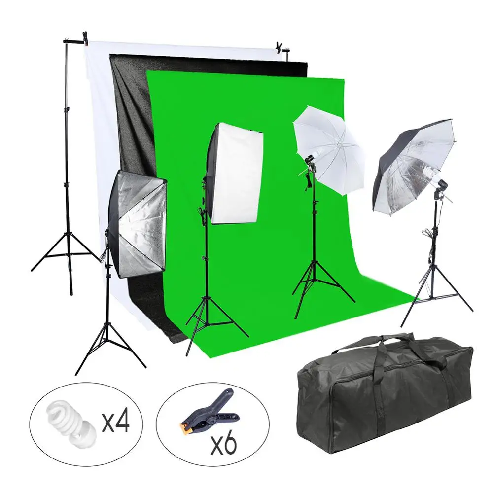

Full Studio Background Lighting Kit Photo Studio Background Cloth For Photo Studio