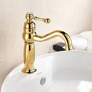 Furesnts Modern home kitchen and bathroom faucet European gold copper Faucets Faucets bathroom basin basin American Rose Gold Antique Faucets,(Standard G 1/2 universal hose ports)