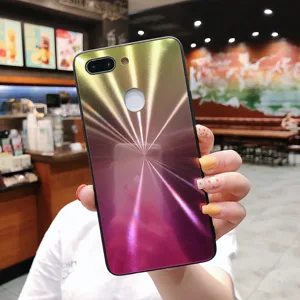 OPPO F9 F11 Pro Gradient CD Texture Mirror Phone