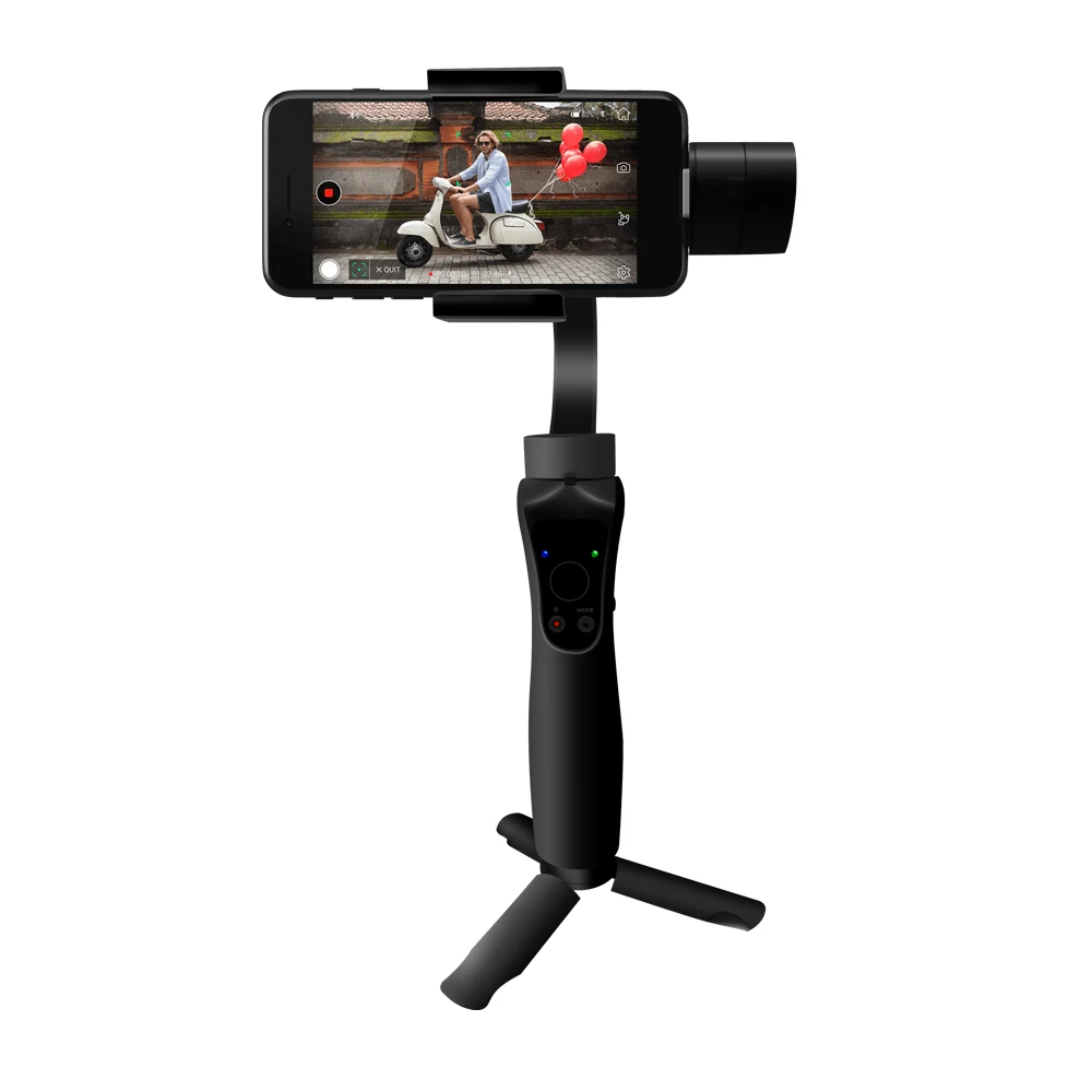 

NEW ARRIVAL PS3 Professional Handheld Steadycam Gimbal Sports Camera Photograph Stabilizer PS3 for ios&android smartphones, Black