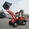 Pallet fork wheel loader ZL18Ffor sale (4X4 wheel loader, loading capacity1.8ton)
