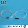Medical disposable stomach tube with guide wire for accurate placement