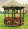 GAZEBO,Octagonal Gazebo This colonial style octagonal gazebo is fabricated entirely in Greenheart.