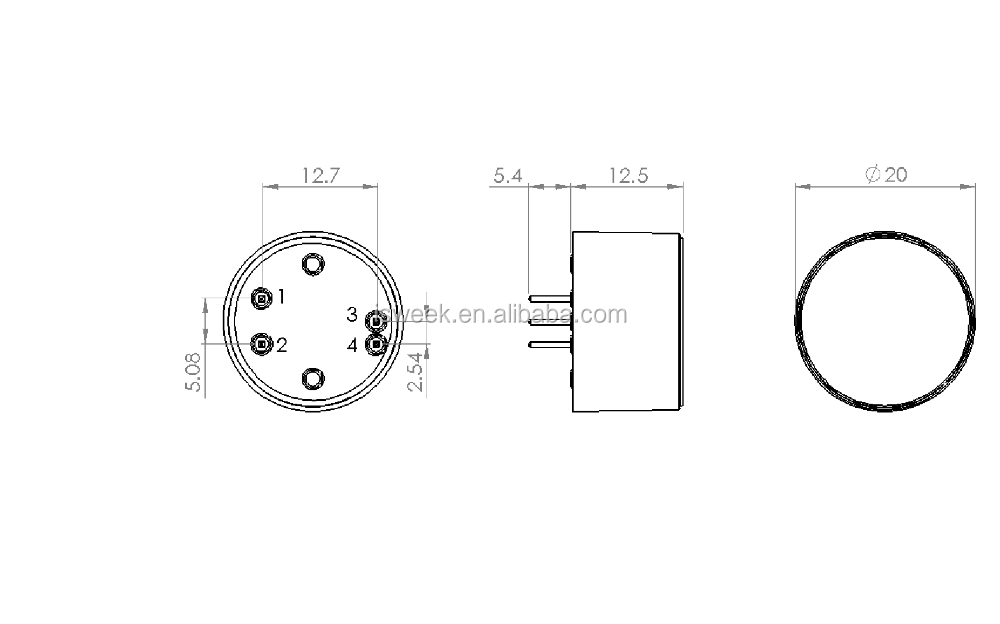 Sst O2 Sensor Graph Fluorescence Based Optical Oxygen Sensor - SST O2 Sensor