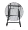 Passed EN581 test outdoor plastic folding bar table HY-R80A