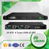 DTV head-end top manufacturer digital satellite lnb to ASI rf to TS converter