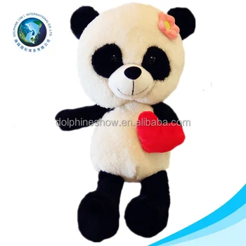 peluche panda coeur