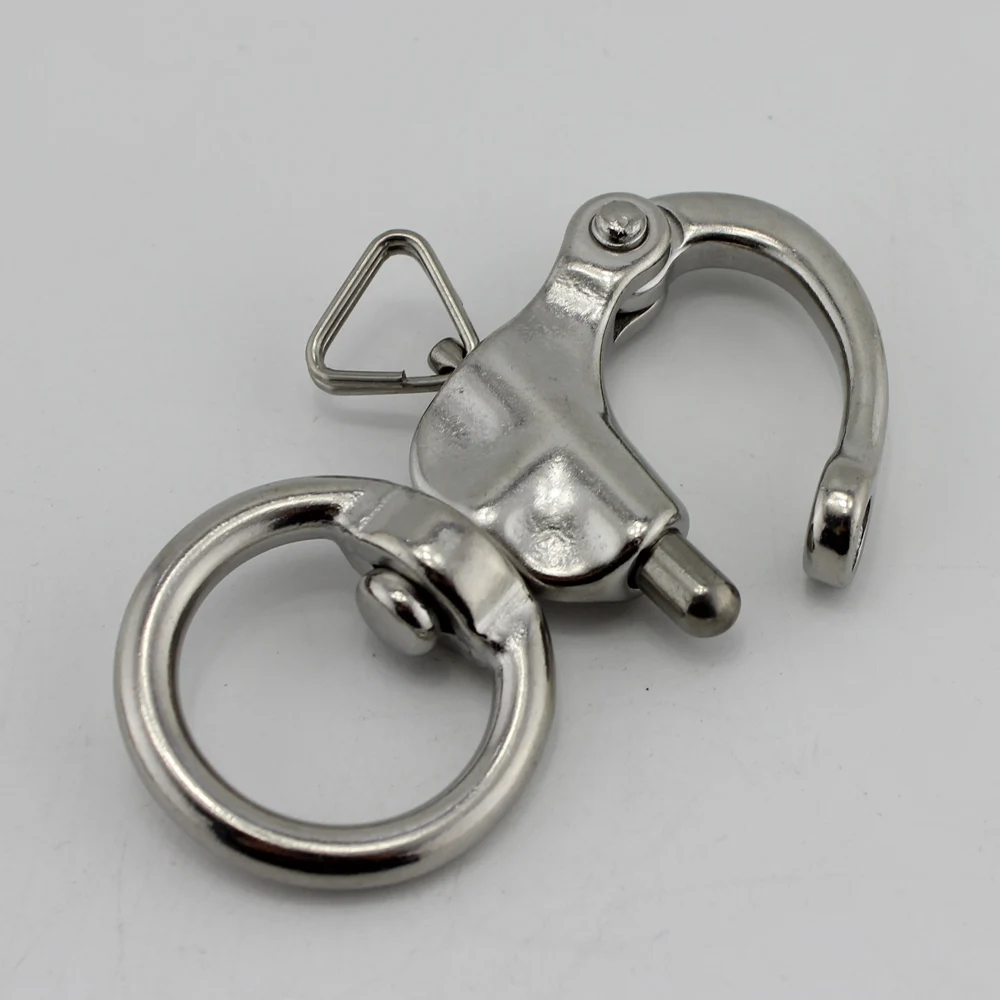 304/316 Carabiner Shacle Round Eye Bolt Snap Swivel Hook Buy Round
