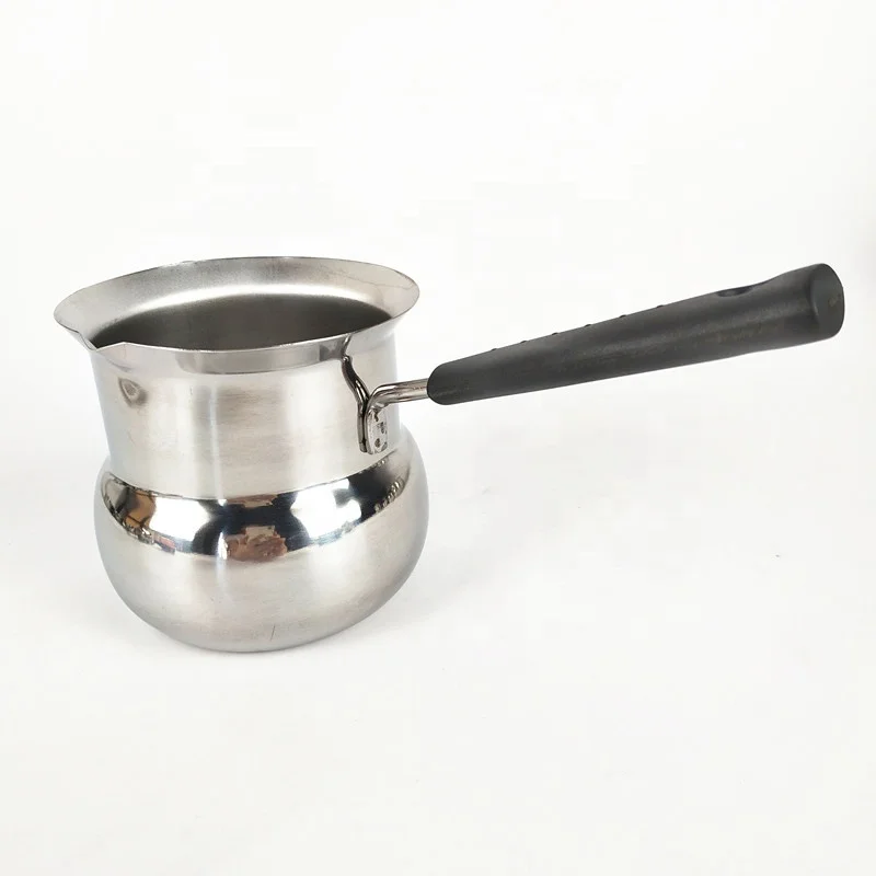 

Hot sale 180ml 360ml 540ml stainless steel Turkish coffee warmer/ milk pot
