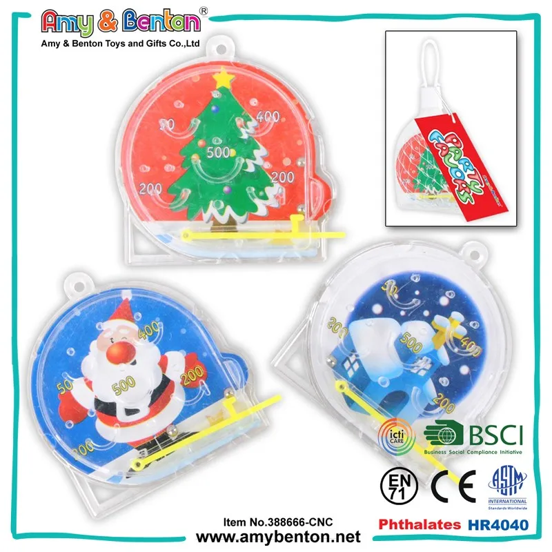 Most Popular Christmas Plastic Mini Pinball Maze Games