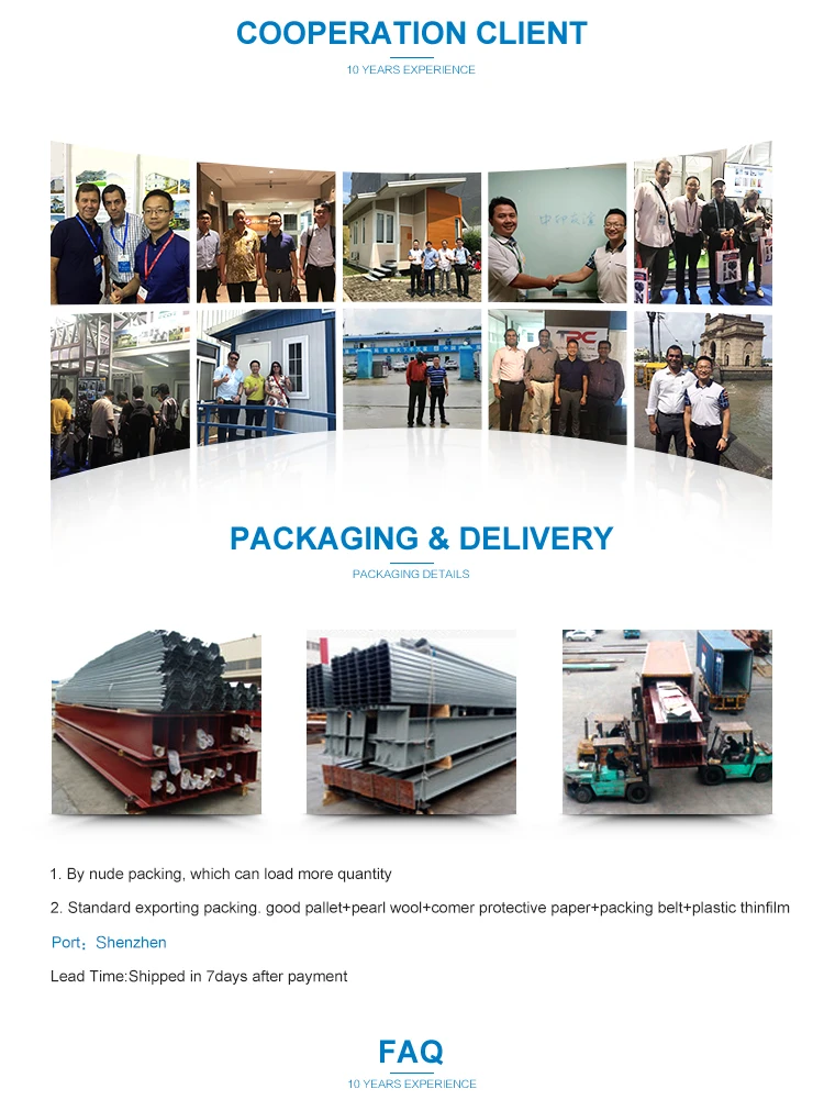 China Fabrication Light Weight Steel Structure Prefabricated Workshop And Steel Warehouse