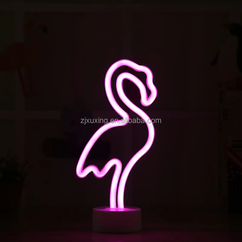deep discounts Flamingo cactus moon and heart led modelling light gifts for kids or party neon decorative light desktop light
