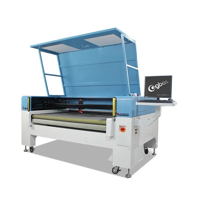 Computer Controlled Fabric Layer Laser Cutting Machine For Garment Digital Printing Pattern