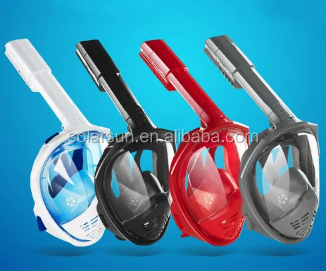 2018 New Free Breath Seaview 180 Degree Scuba Diving Full Face Snorkel Mask