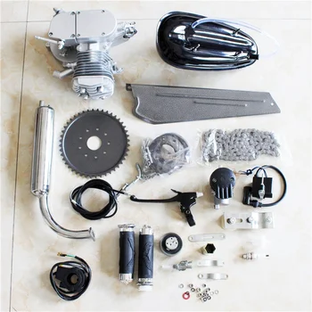 80cc Bike 2 Stroke Gas Engine Motor Kit Diy Motorized Bicycle Black