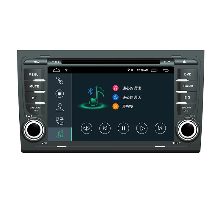 ZYCGOTEC Android 12 Car Radio Player For Audi A4 B8 S4 RS4 8E 8F B9 B7 B6 2din GPS Navigation DVD Stereo