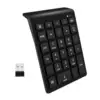 Portable 2.4G Wireless Numeric Keypad with Multiple Shortcuts- 28-Key Numpad Keyboard with mouse