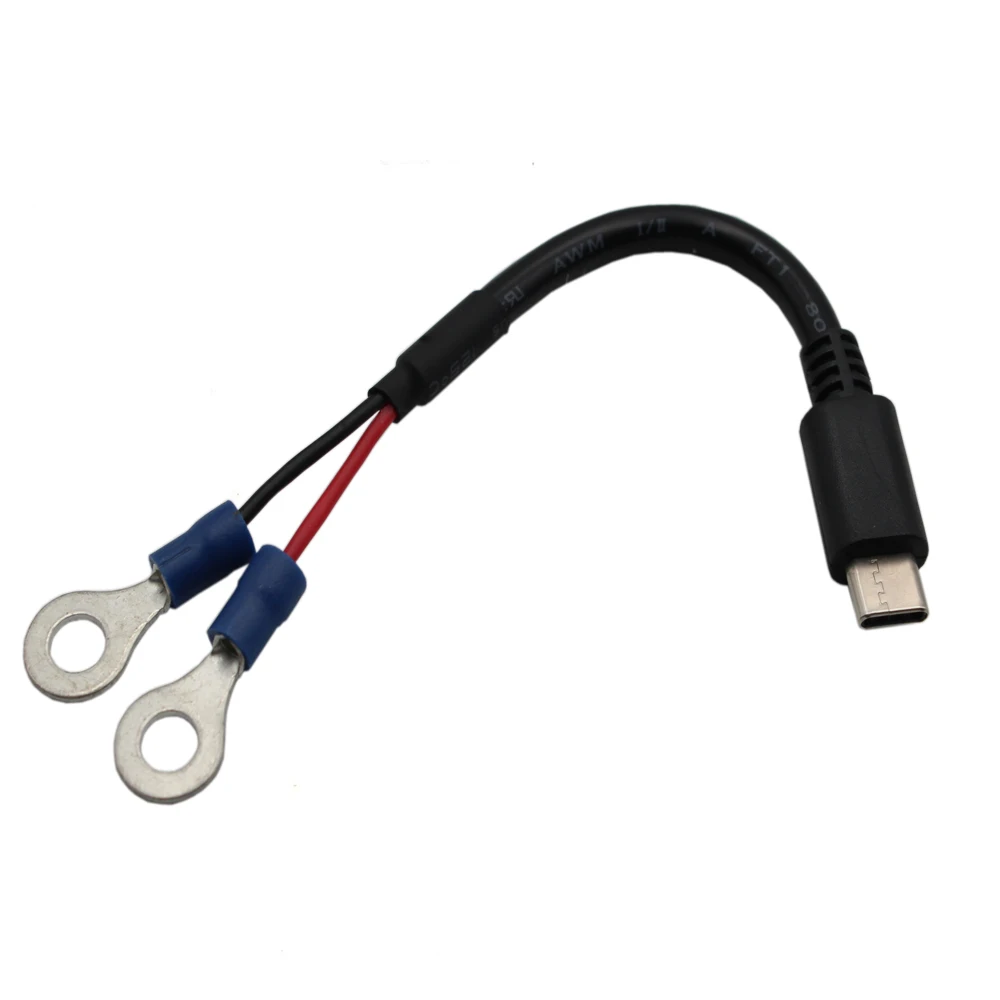 Rohs Custom 10cm 20awg Type C Usb To O Ring Wire,Round Ring Terminal