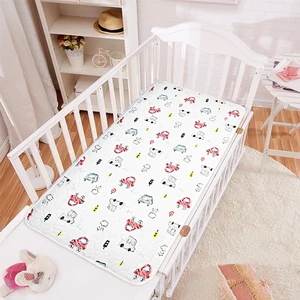 Image of Organic Cotton Portable Waterproof Baby Diaper Changing Pad