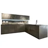 Modern American standard beech wood veneer kitchen cabintes