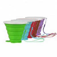 

Free Sample Wholesale Custom Portable Heat Resistance Holding Silicone Cup