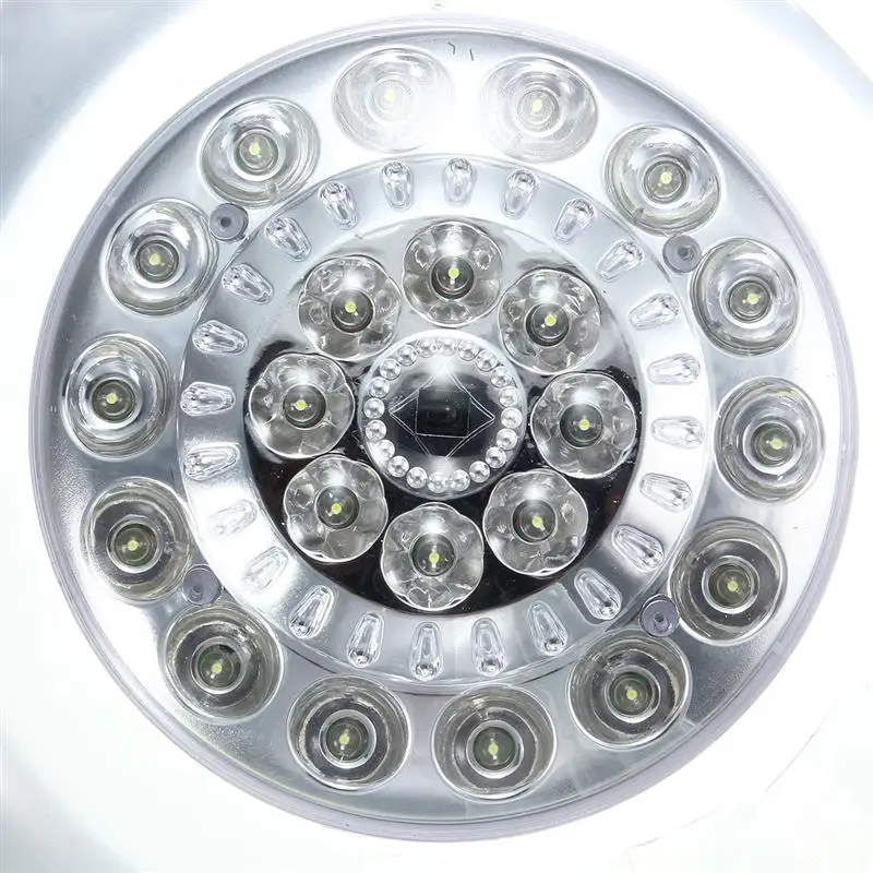 Solar 22 LED Indoor Outdoor Security Lamp Remote Control Flood Light Landscape Lamp for Lawn Patio Garden Roof Fence Pool Pond