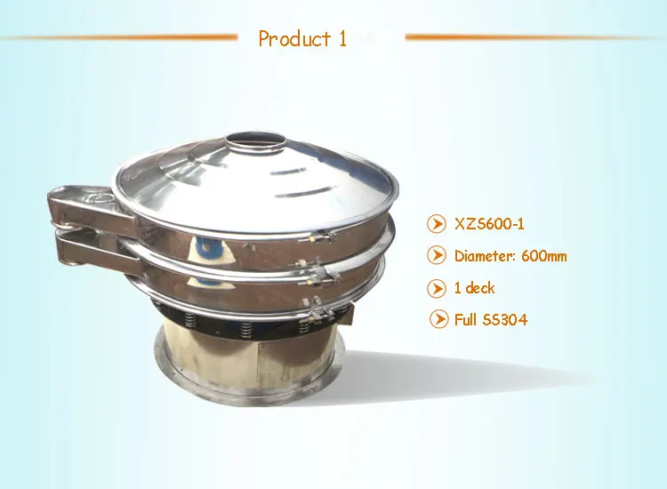 rotary drum vibrating sifter for pollen popcorn lavender sieving