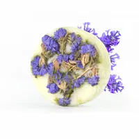 

High quality romantic gift flower handmade creative round soap