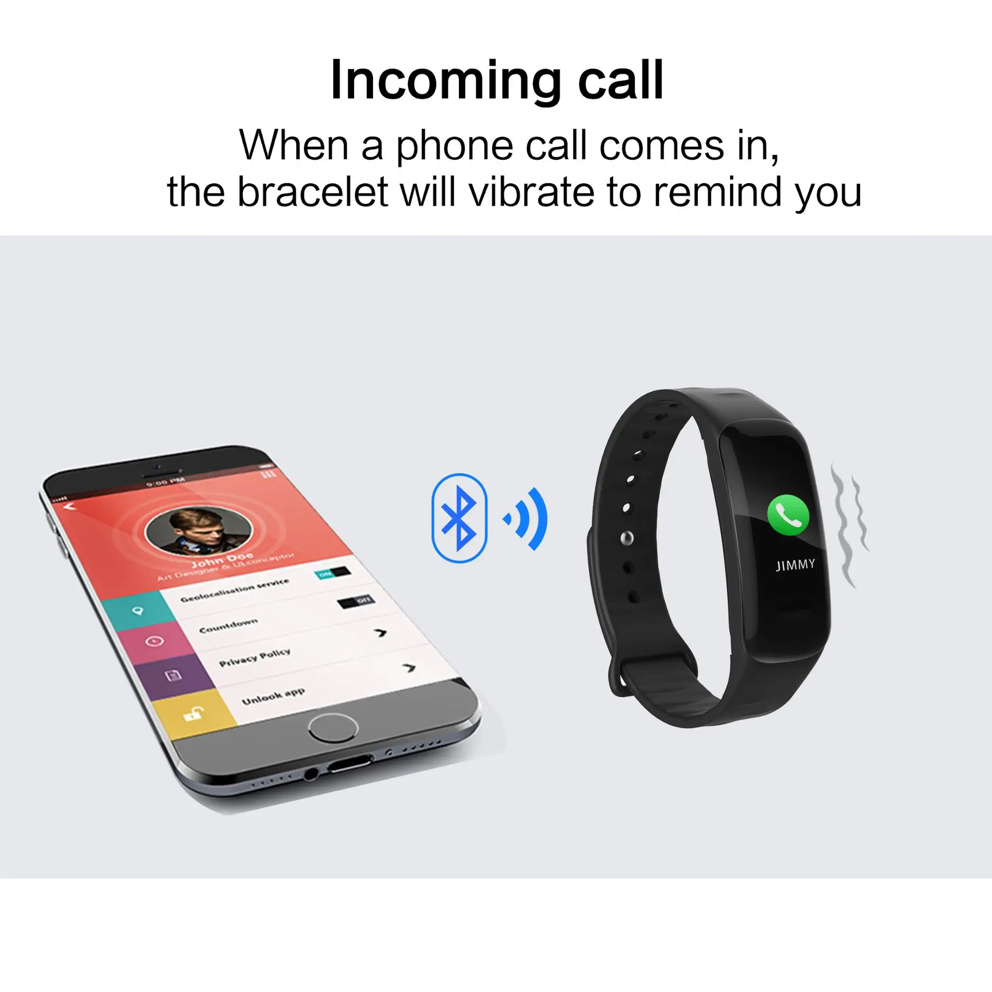 china smart bracelet activity tracker fitness band smart watch phone